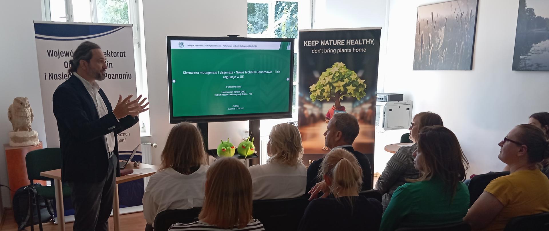 Szkolenie dotyczące tematyki realizowanej przez Dział Nadzoru Nasiennego