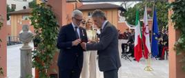 Federico Mollicone otrzymuje Bene Merito od ambasadora Ryszarda SChnepfa