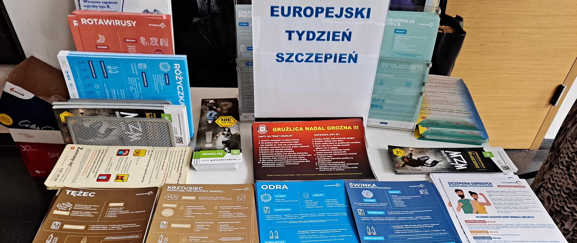 ulotki dotyczące chorób zakaźnych i szczepień ochronnych