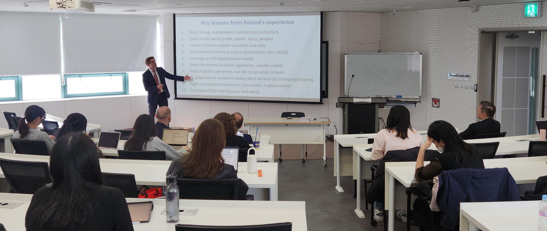 Wykład na Yonsei University