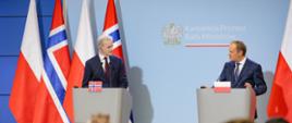 Premier Donald Tusk i Premier Norwegii.