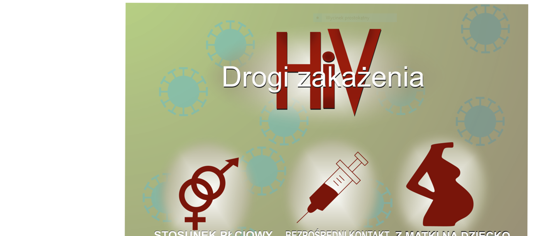 Infografika- drogi zakażenia HIV