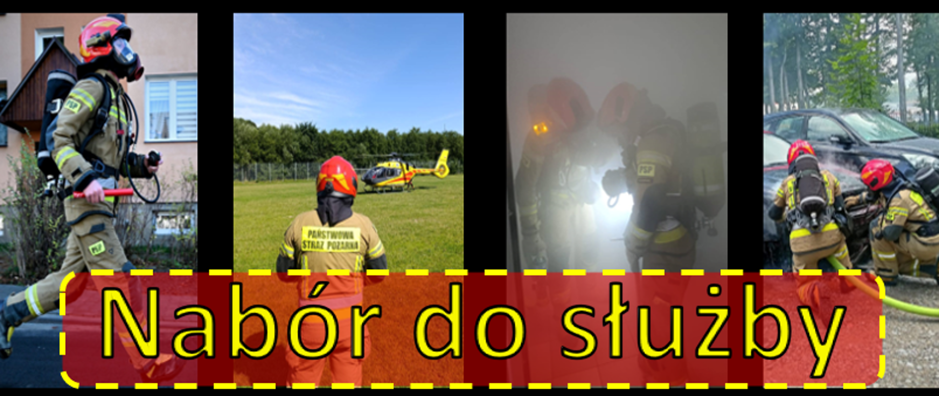 Nabór do służby w PSP- zdjęcie przedstawia strażaków