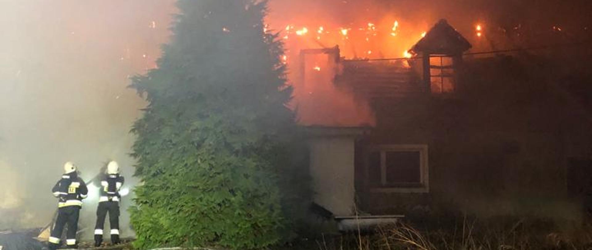 Tragiczny w skutkach pożar domu w Książu Śląskim