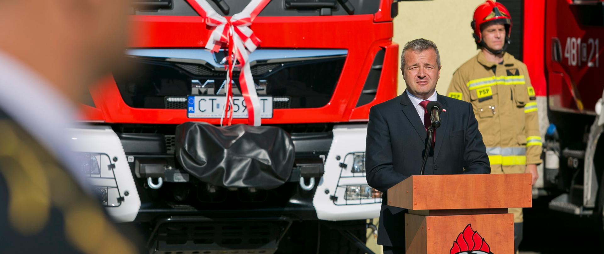 Przemawia wojewoda Mikołaj Bogdanowicz