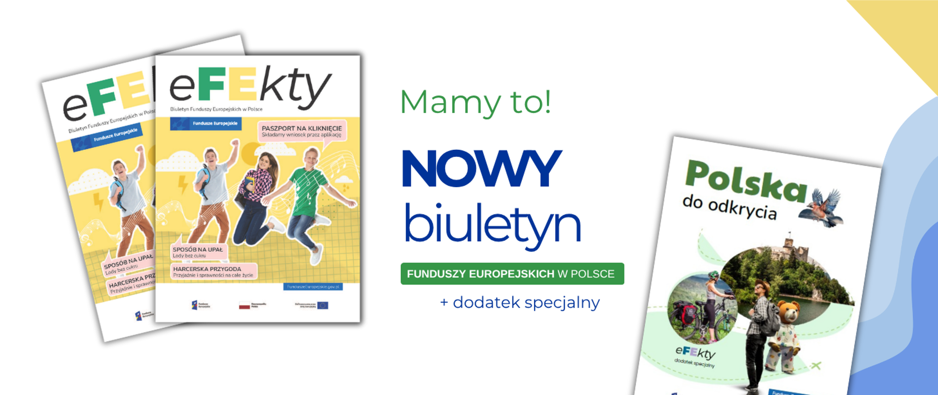 Grafika przedstawia okładkę najnowszego biuletynu FE