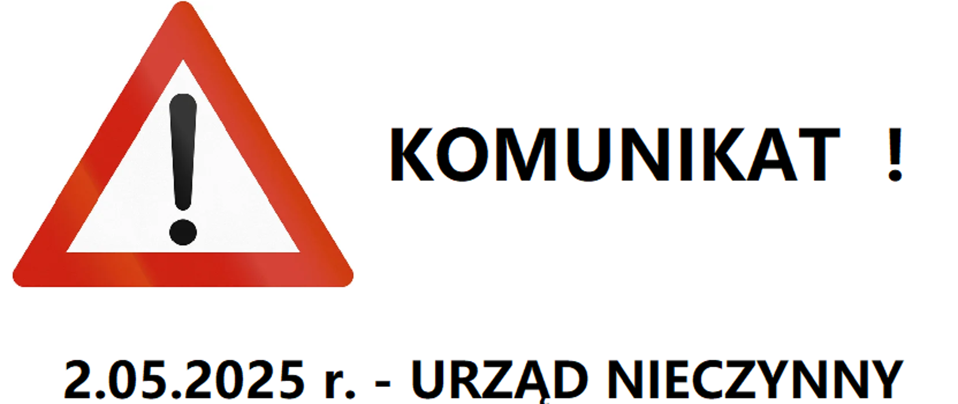  Baner 2 Maj Urząd nieczynny