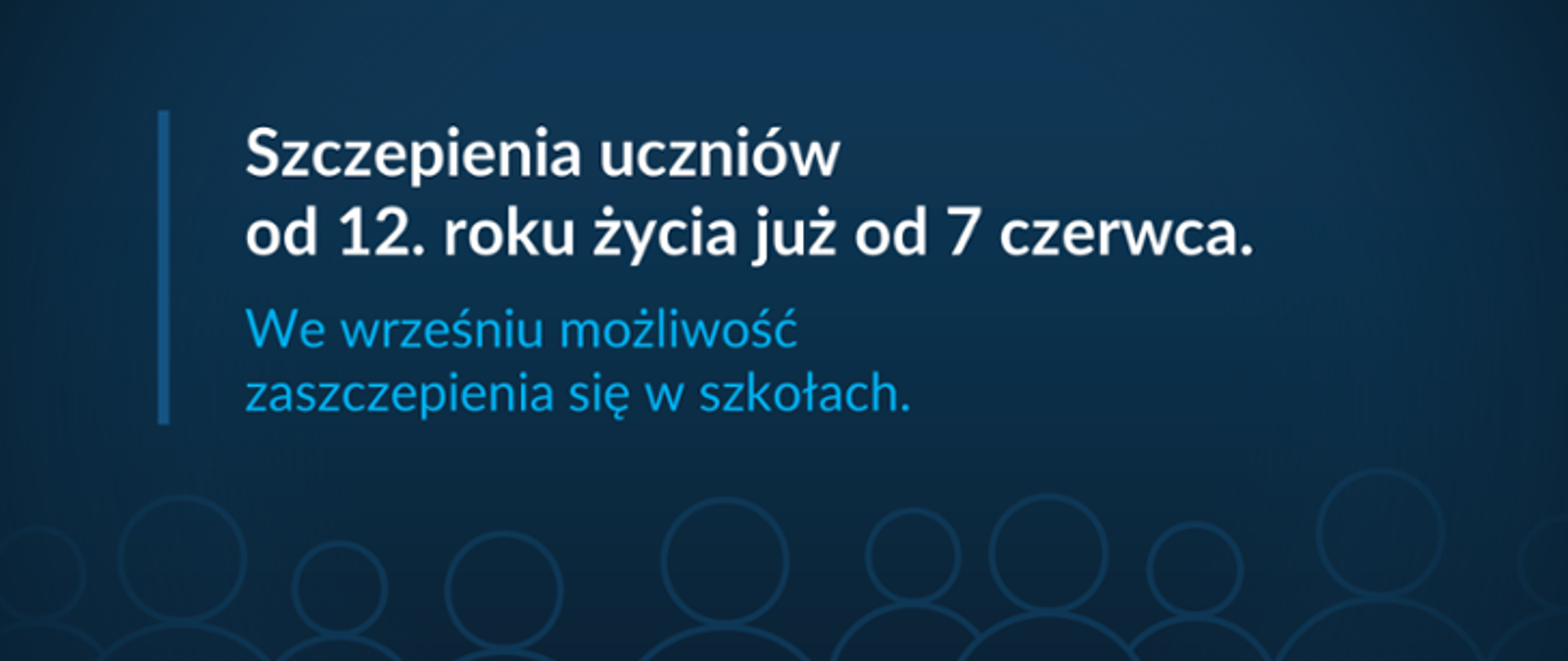 szczepienia uczniów od 12. roku życia już od 7 czerwca 
