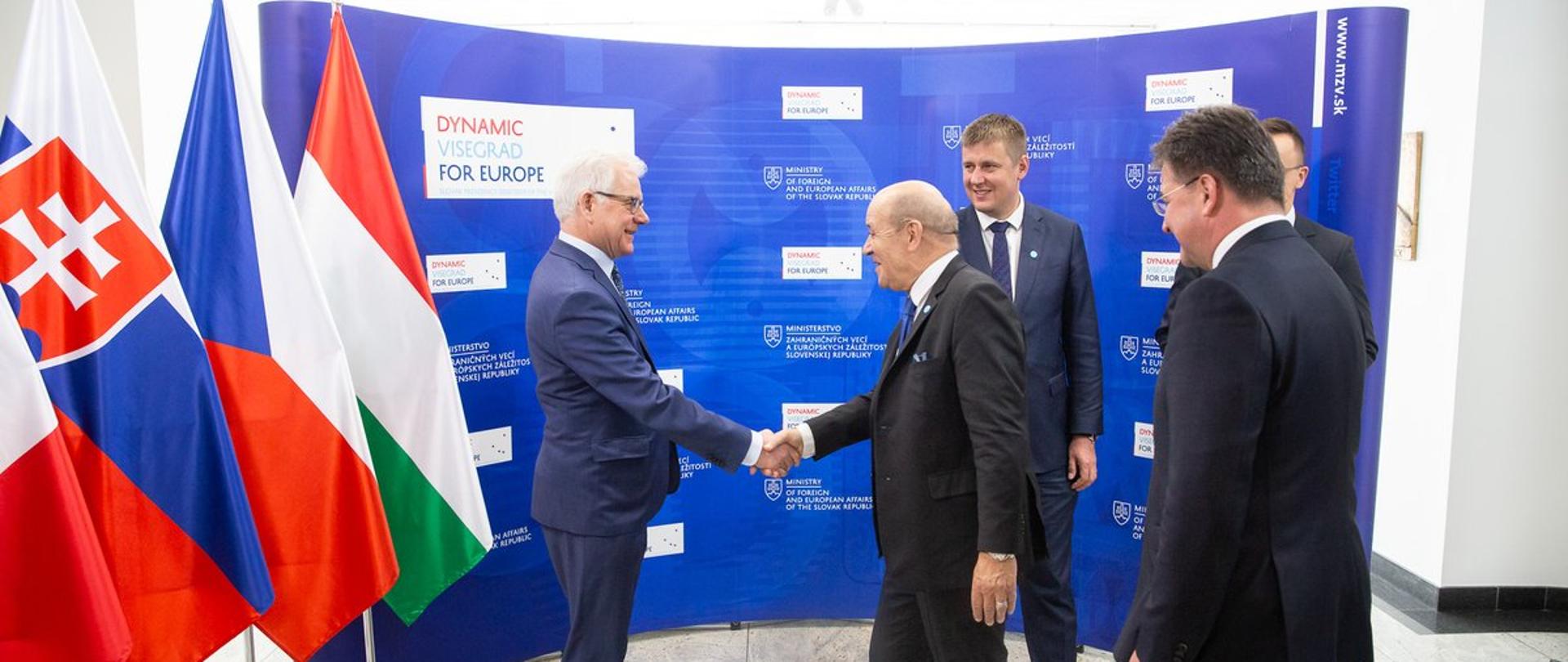 Spotkanie szefów dyplomacji państw Grupy Wyszehradzkiej i Francji