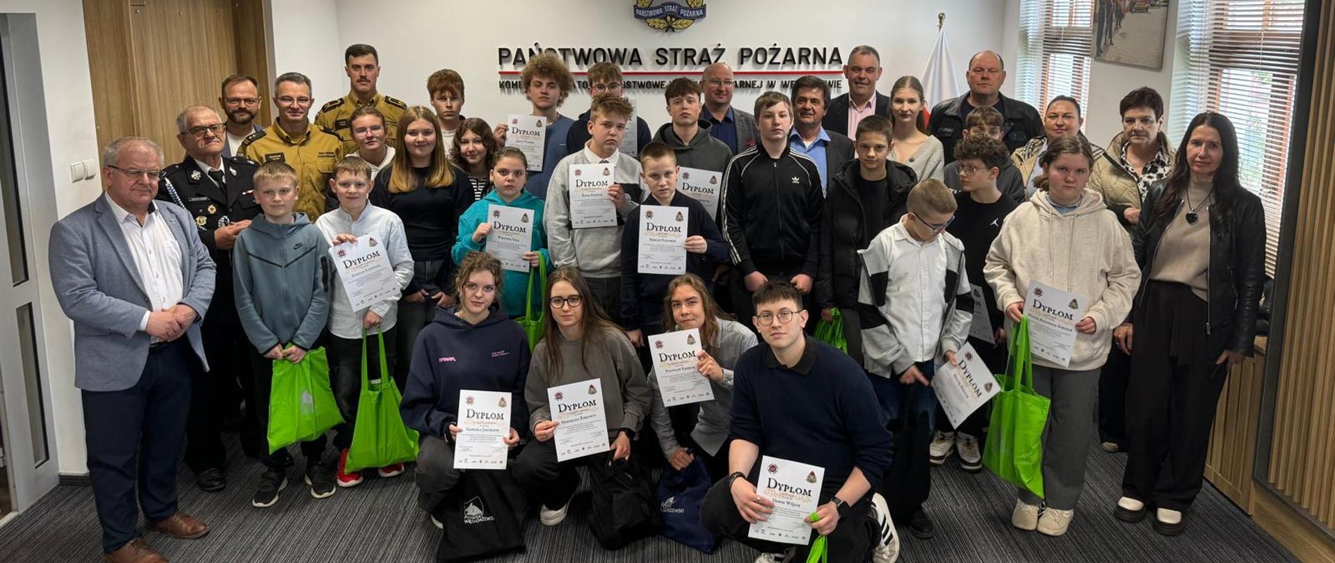 Eliminacje Ogólnopolskiego Turnieju Wiedzy Pożarniczej „Młodzież Zapobiega Pożarom” – etap powiatowy