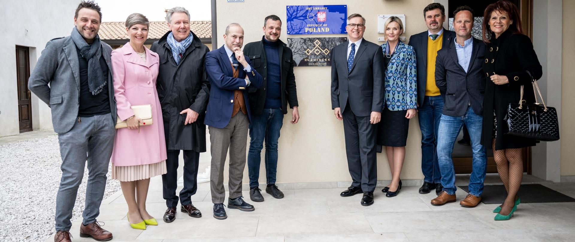 Otwarcie polskiej Ambasady Sztuki we Włoszech, Oslavia, Gorizia, 3 kwietnia 2022 r.