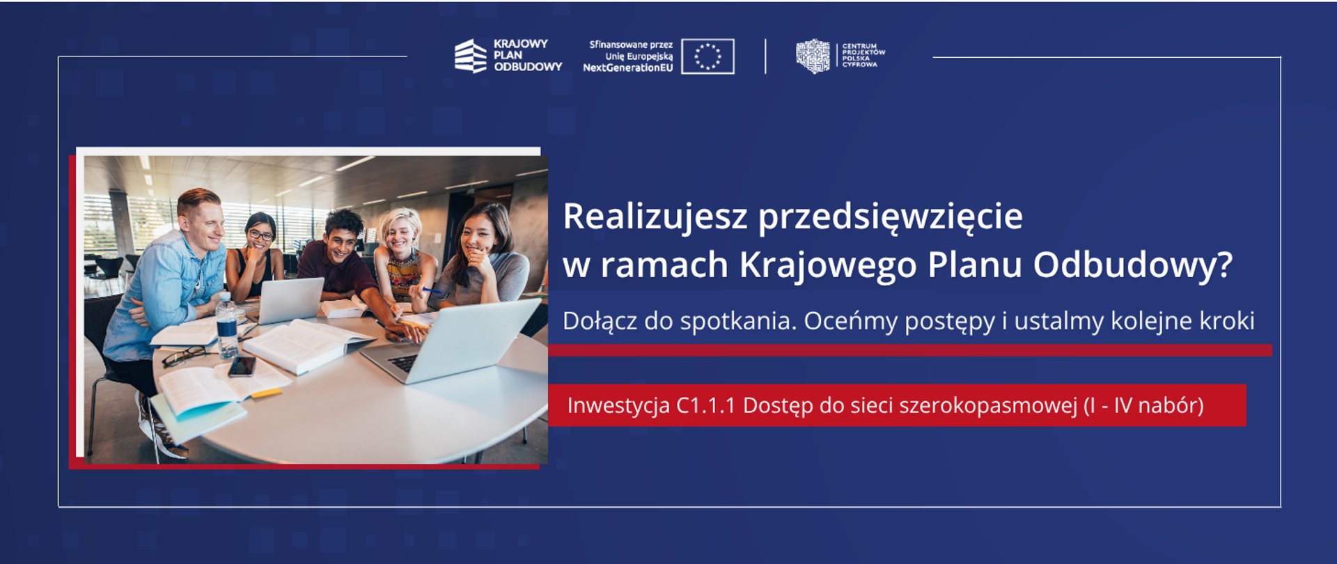 Realizujesz przedsięwzięcie w ramach KPO? Dołącz do spotkania. Oceńmy postępy i ustalmy kolejne kroki. 
