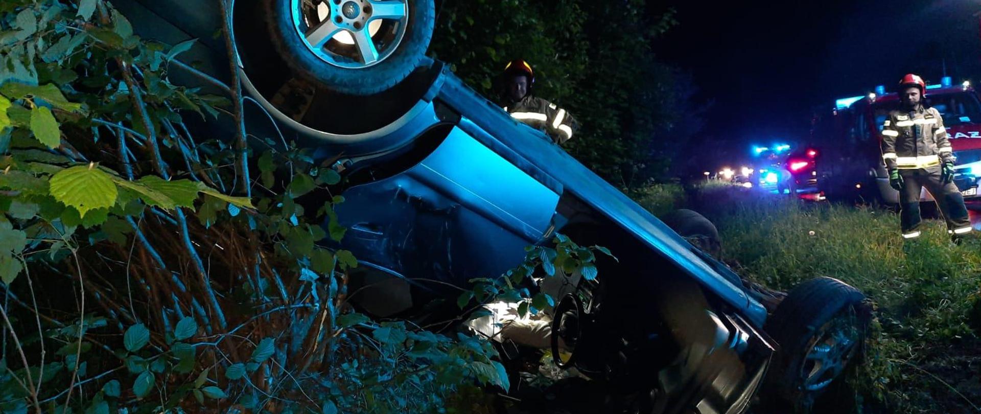 Dachowanie samochodu Audi