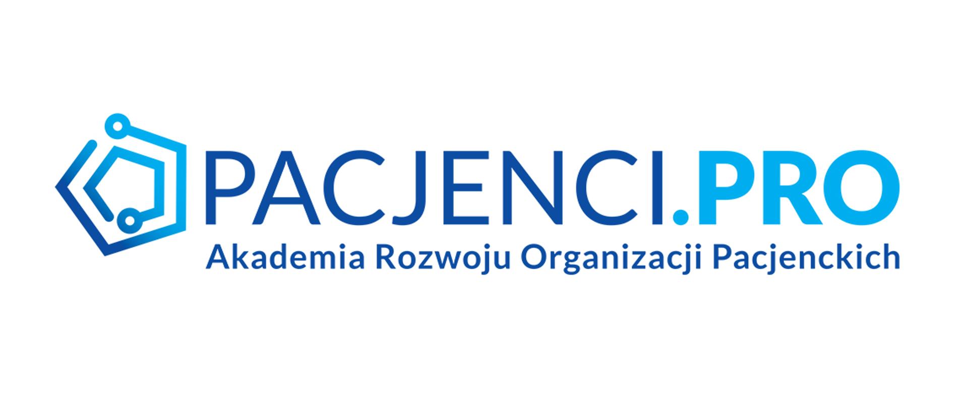 Logotyp Akademii Rozwoju Organizacji Pacjenckich Pacjenci.PRO