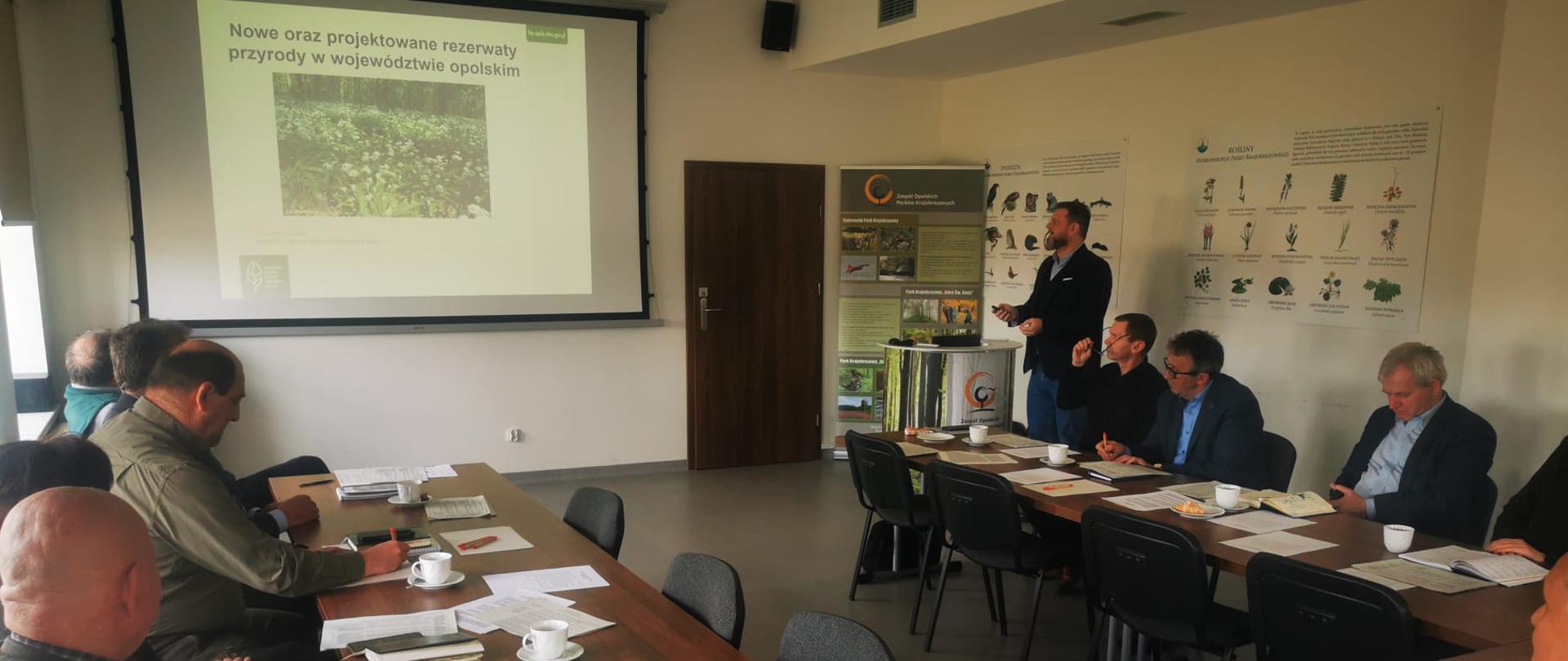 Zdjęcie z posiedzenia Rady Zespołu Opolskich Parków Krajobrazowych