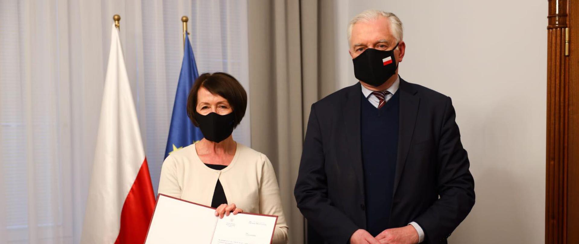 Lucyna Olborska odebrała z rąk premiera J. Gowina nominację na stanowisko dyrektora Polskiego Centrum Akredytacji. 