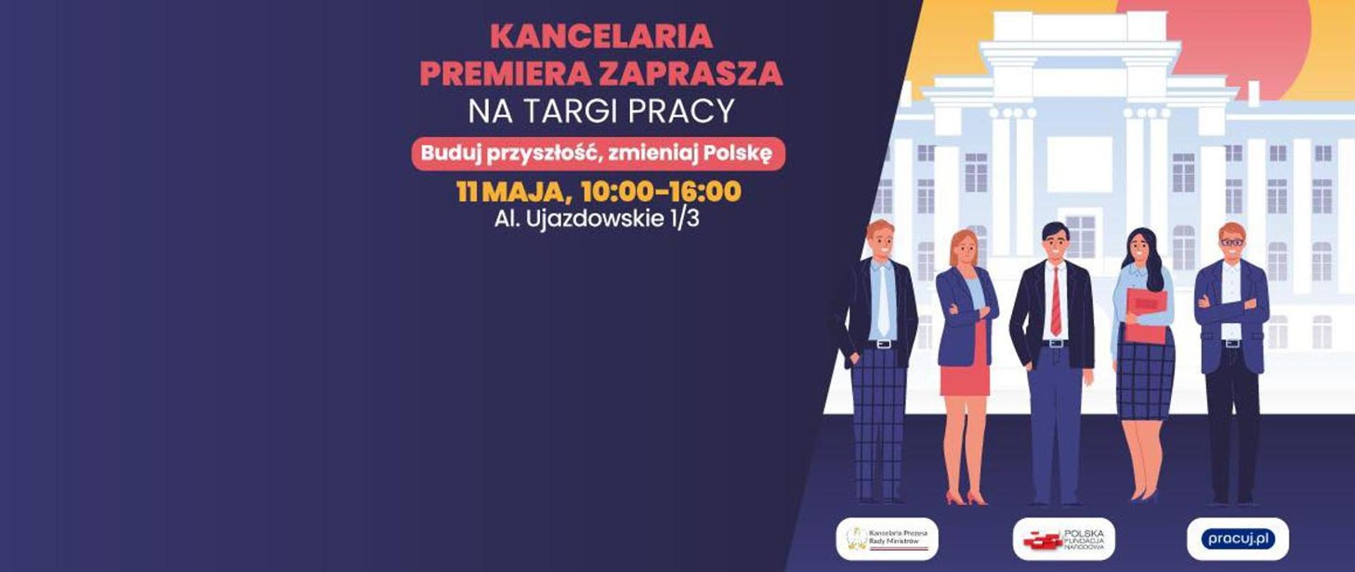 Plakat reklamujący Targi Pracy