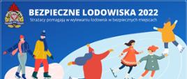 baner promujący akcję Bezpieczne Lodowiska 2022