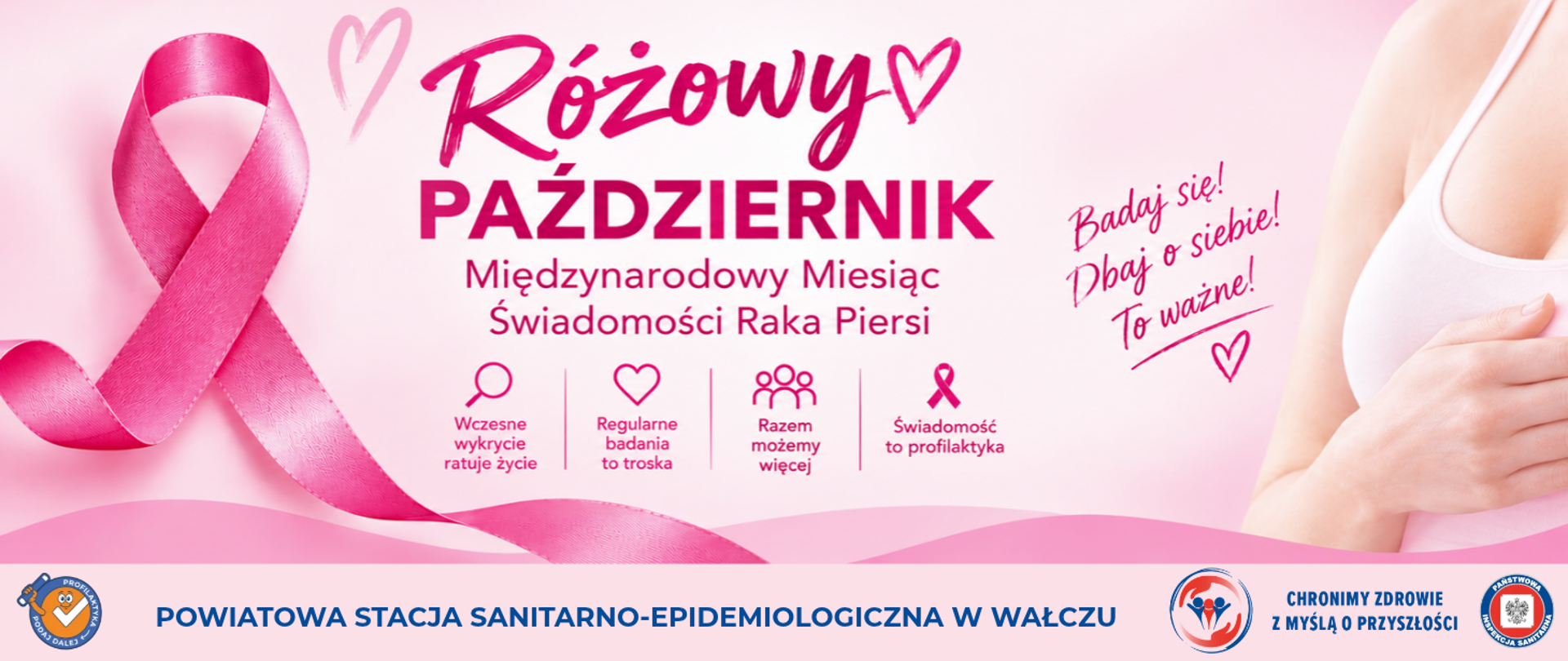 Różowy Październik – MIESIĄC ŚWIADOMOŚCI RAKA PIERSI