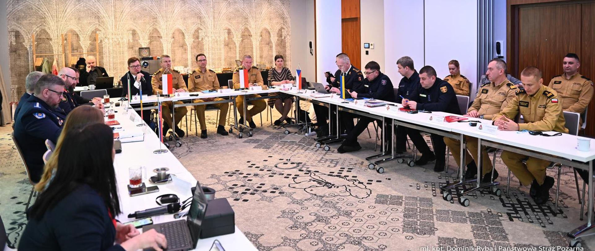 Posiedzenie Dyrektorów Generalnych Ochrony Ludności Grupy Wyszehradzkiej (V4) w Krakowie