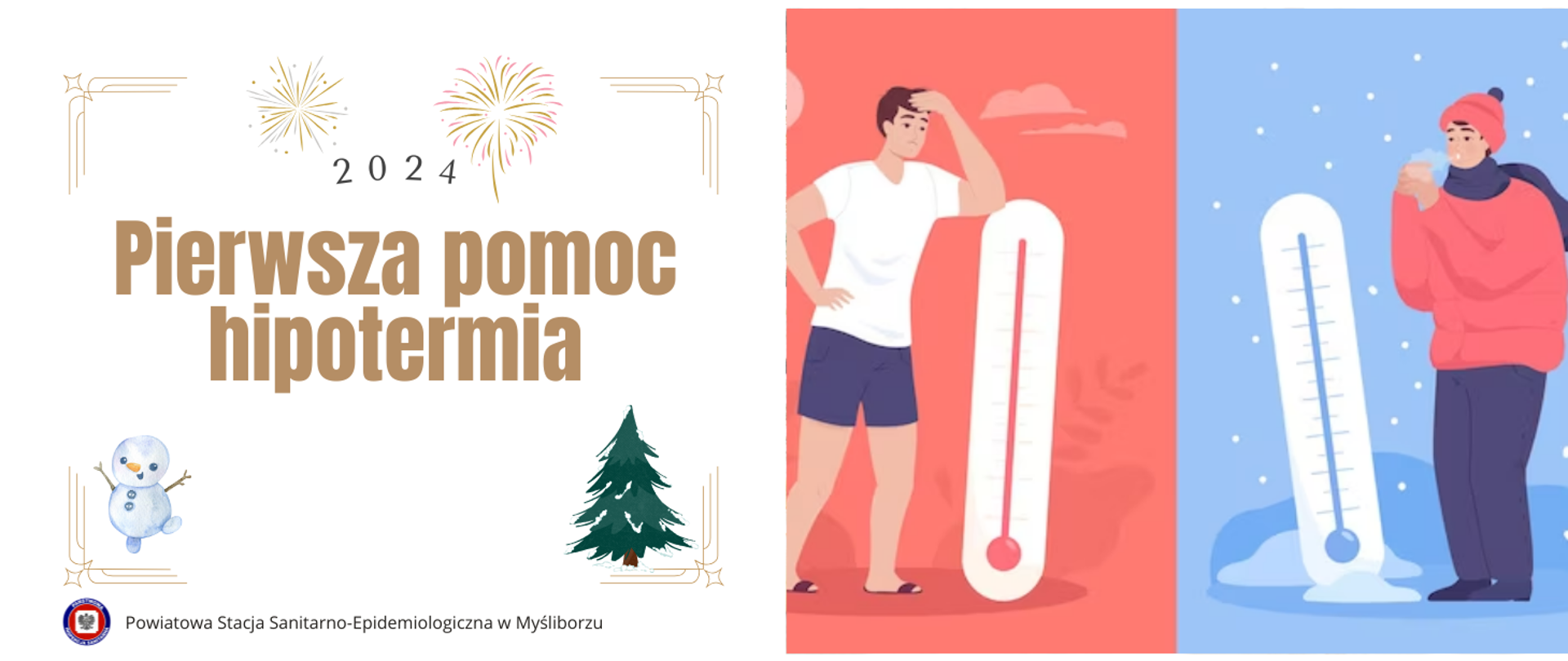Baner - Pierwsza pomoc - hipotermia