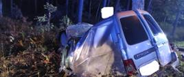 Śmiertelny wypadek samochodu osobowego marki CITROEN Berlingo w miejscowości Dąbrówka Leśna.