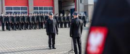 Zakończenie służby przez bryg. Tomasza Daszkiewicza w Szkole Aspirantów Państwowej Straży Pożarnej w Poznaniu.
