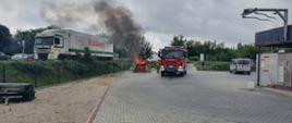 Pożar na myjni samochodowej w Pułtusku