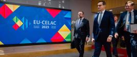 Premier Mateusz Morawiecki z delegacją podczas szczytu UE-CELAC.