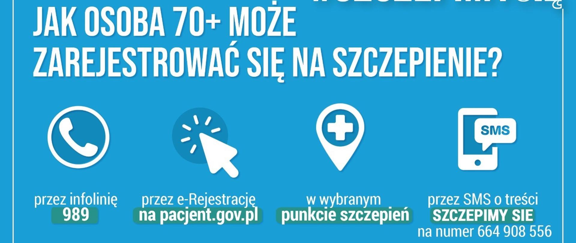 Ulotka informacyjna na temat możliwości rejestracji