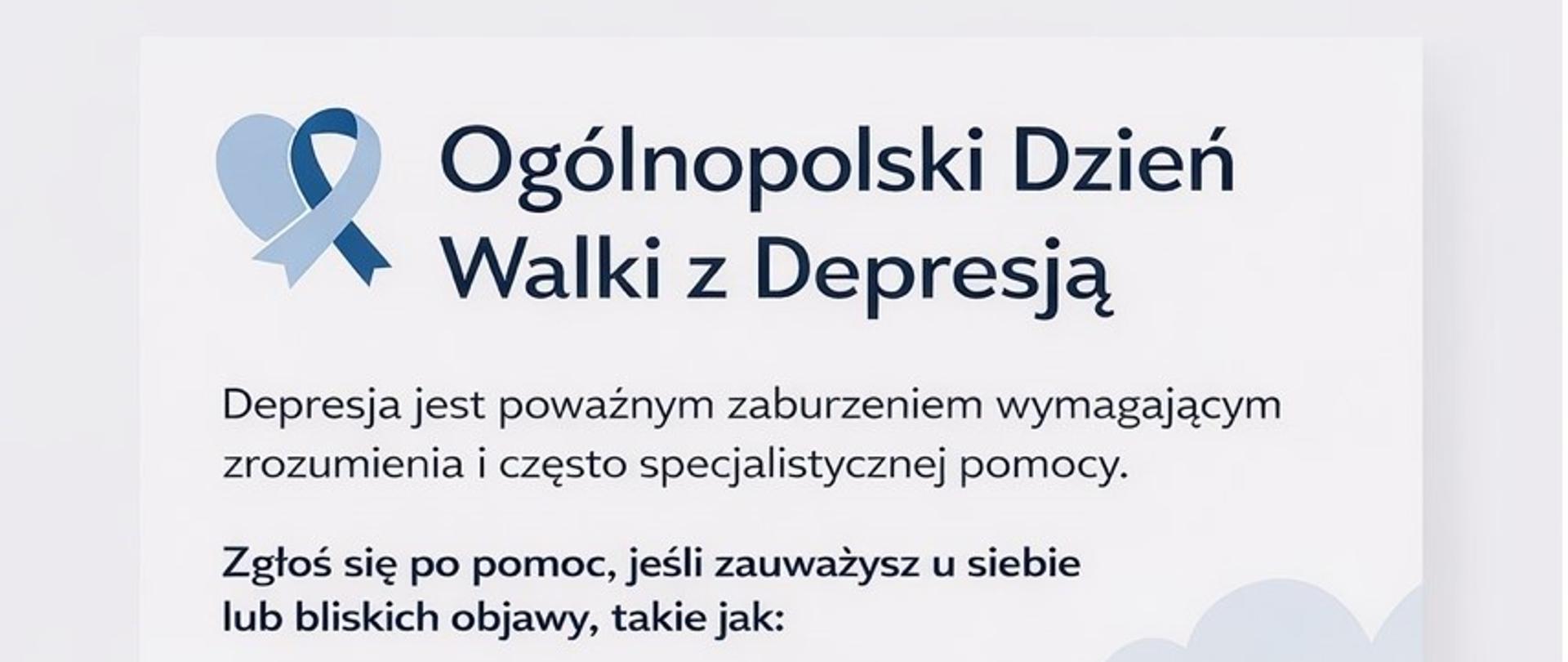 Ogólnopolski Dzień Walki z Depresją