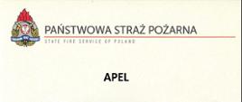 Zdjęcie przedstawia apel KG PSP o oddawanie osocza