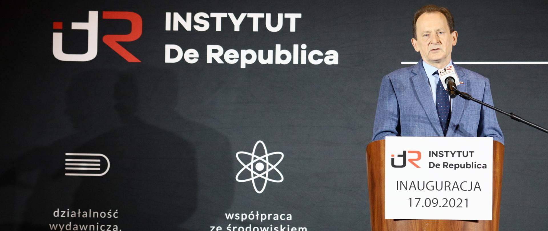 Inauguracja instytutu de republica z udziałem ministra W. Bernackiego
