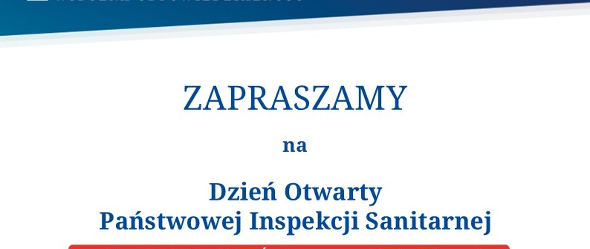 Plakat Dzień otwarty PSSE w Przysusze 2026