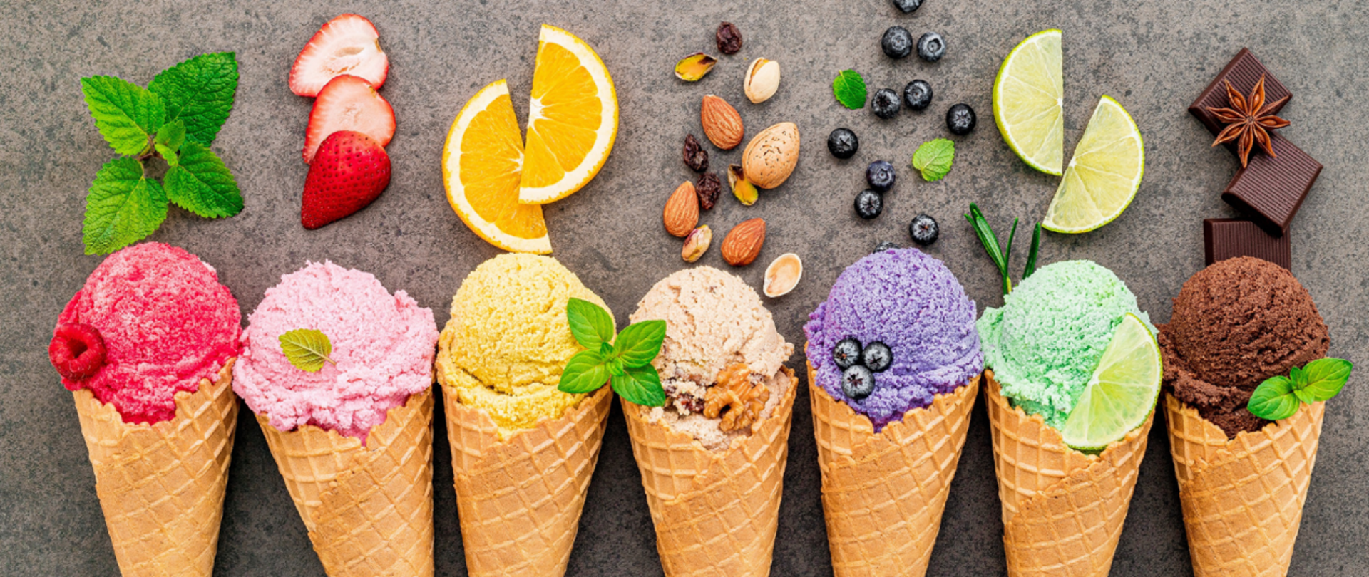 Na zdjęciu przykładowe lody