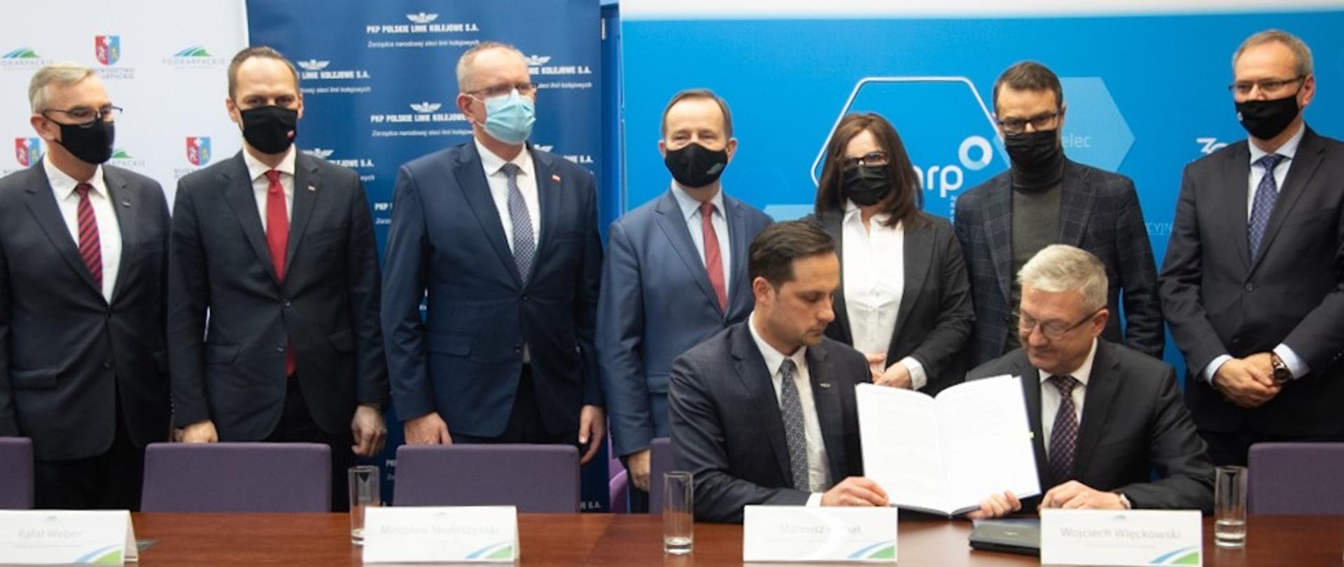 Podpisano umowę o wartości prawie 98 mln zł na modernizację linii kolejowej nr 25 na odcinku Mielec – Padew