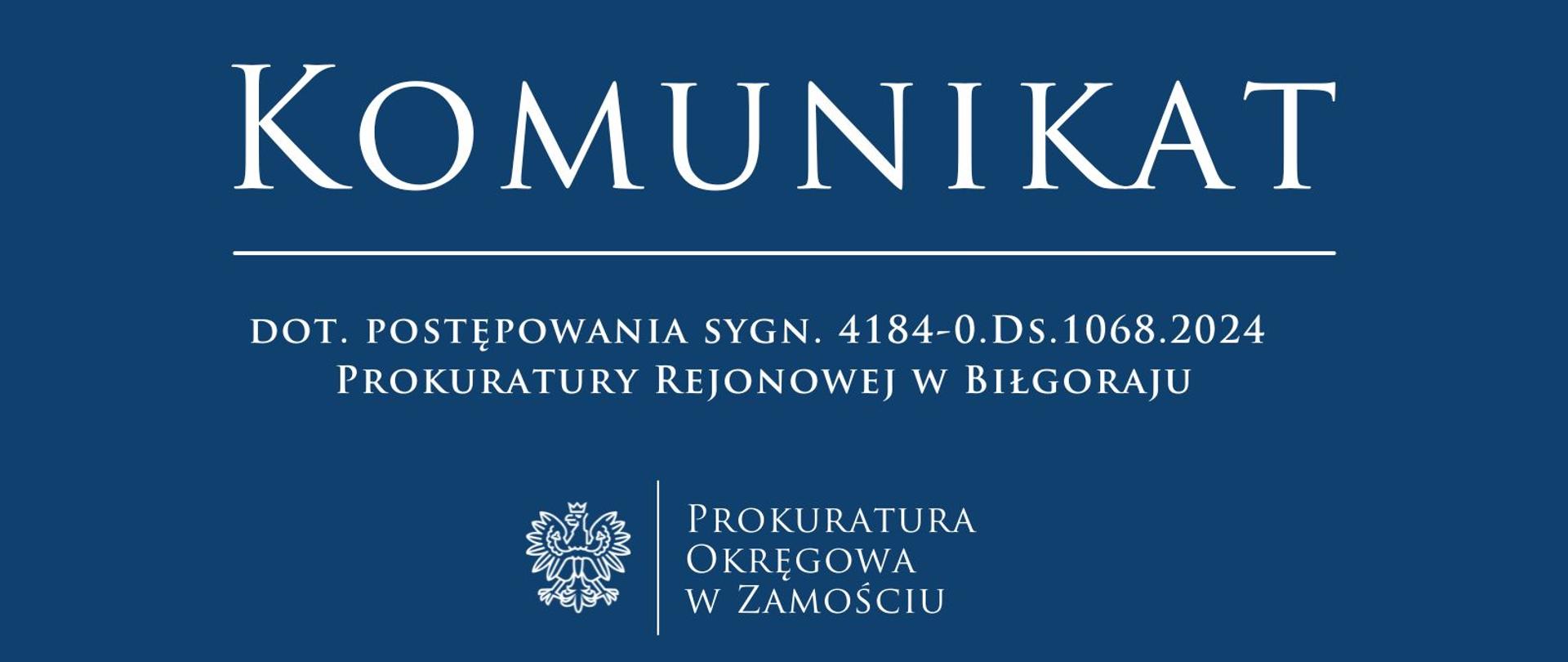 4184-0.Ds.1068.2024 Biłgoraj