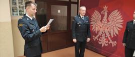 Uroczysta zbiórka w KP PSP w Świdnicy