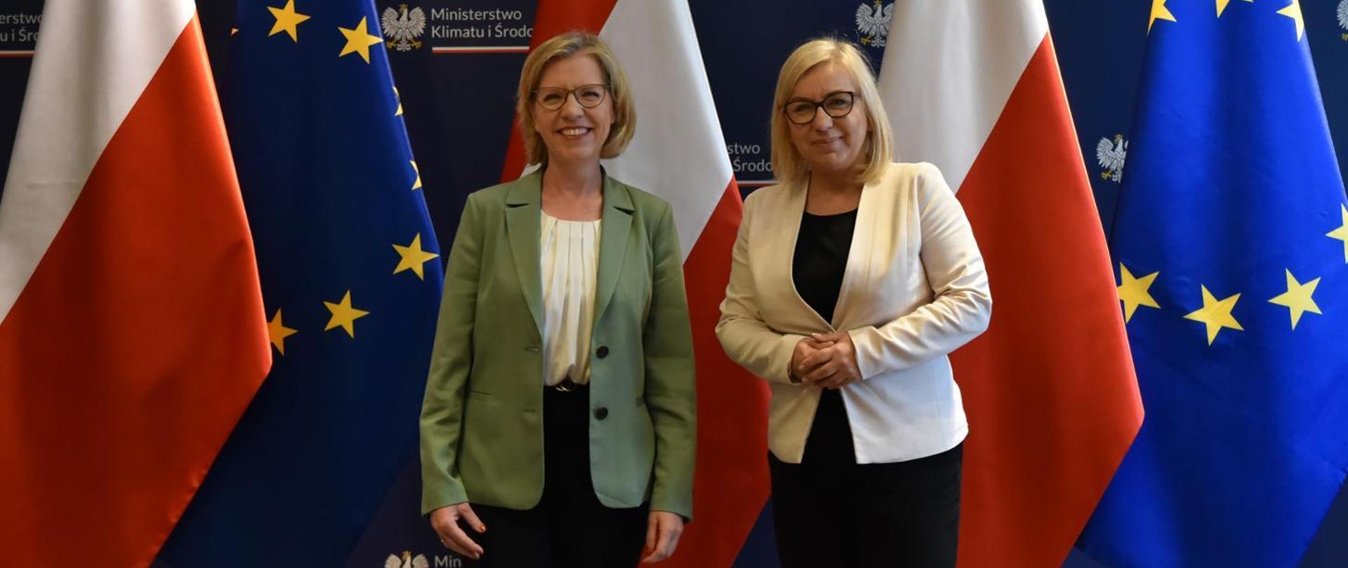 Meeting of Minister Paulina Hennig-Kloska with the Austrian Minister for the Environment.