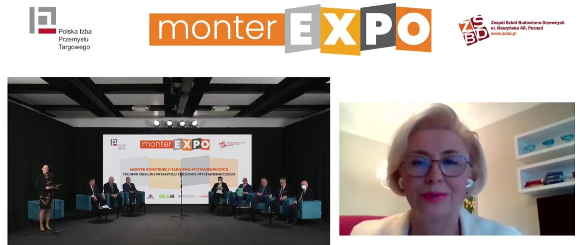 Wystąpienie wiceminister Marzeny Machałek podczas targów monter EXPO