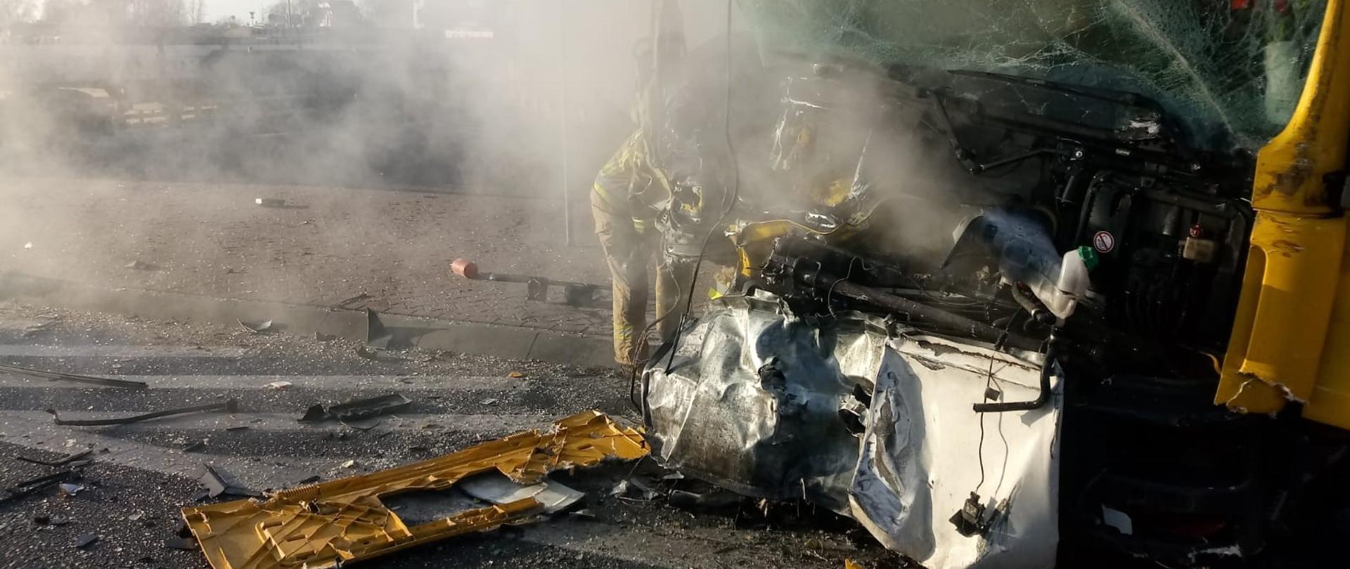 wypadek DK92X3 - 05.03.2021