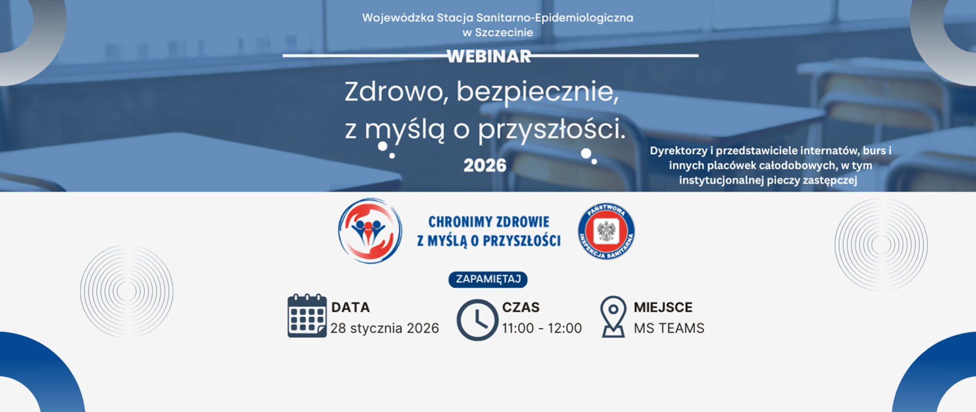Webinar „Zdrowo, bezpiecznie z myślą o przyszłości 2026”