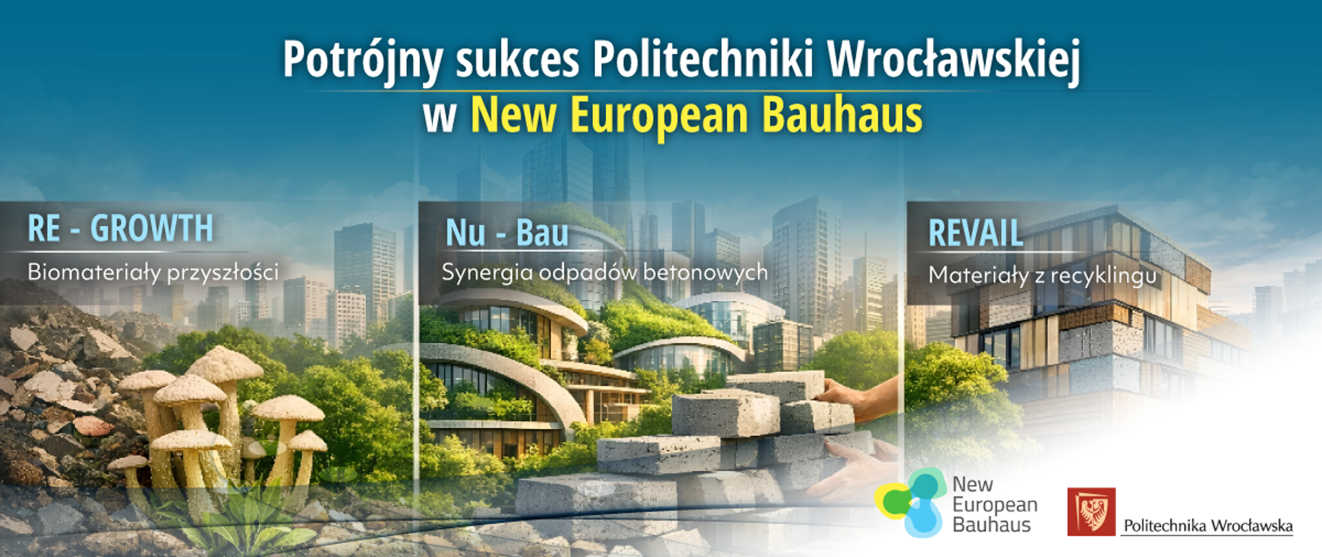 Potrójny sukces Politechniki Wrocławskiej w Horyzoncie Europa!