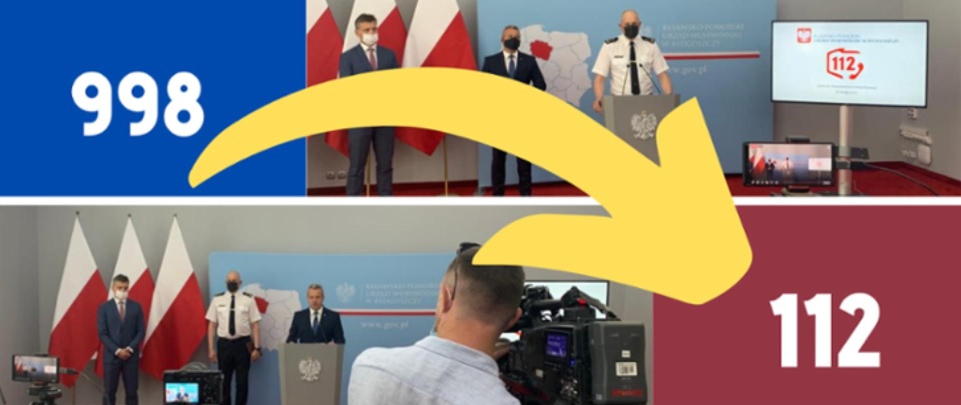 998 przejmuje 112. Wdrażamy nowe zasady numeru alarmowego.