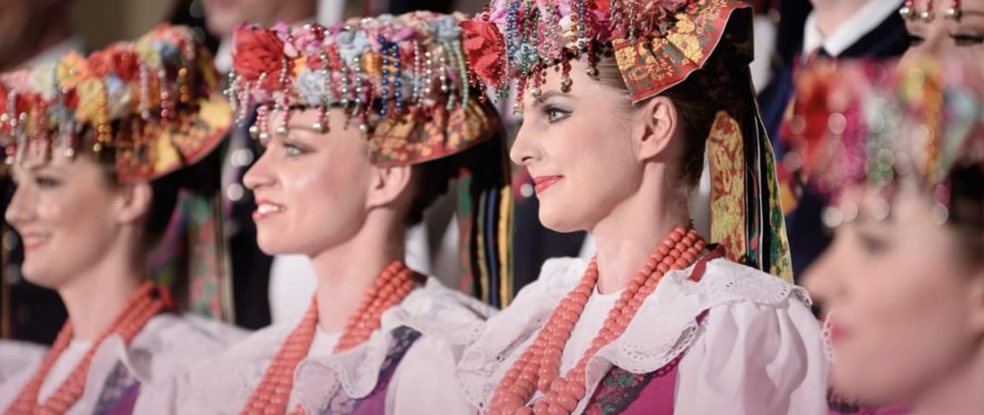 Plakat informujący o koncercie Zespołu Śląsk 