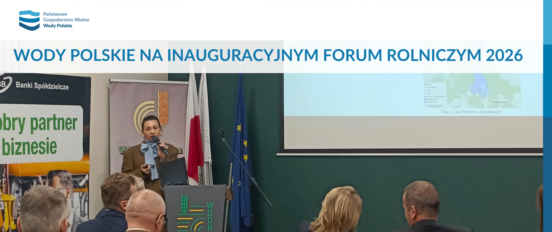 Wody Polskie na inauguracyjnym Wielkopolskim Forum Rolniczym w Sielinku 