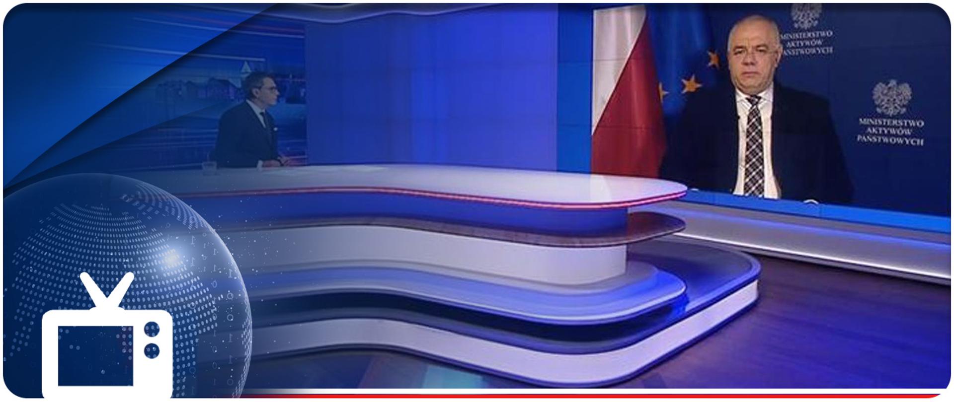 Wicepremier w mediach. Studio.