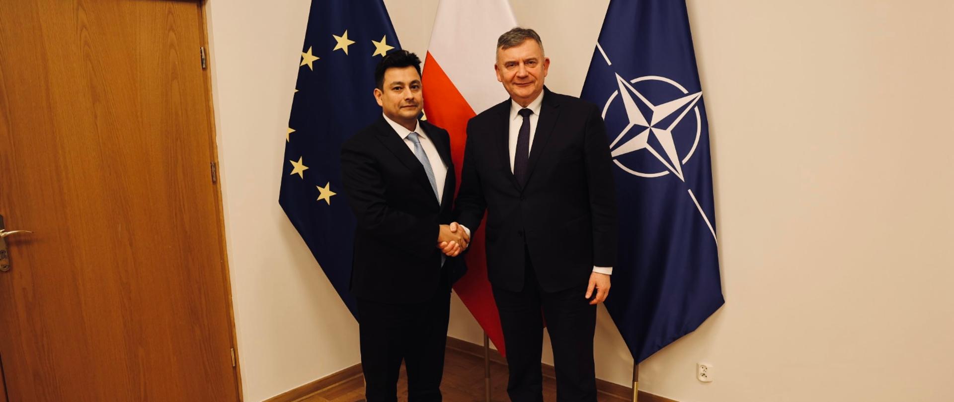 Spotkanie wiceministra Pawła Bejdy z ambasadorem Uzbekistanu