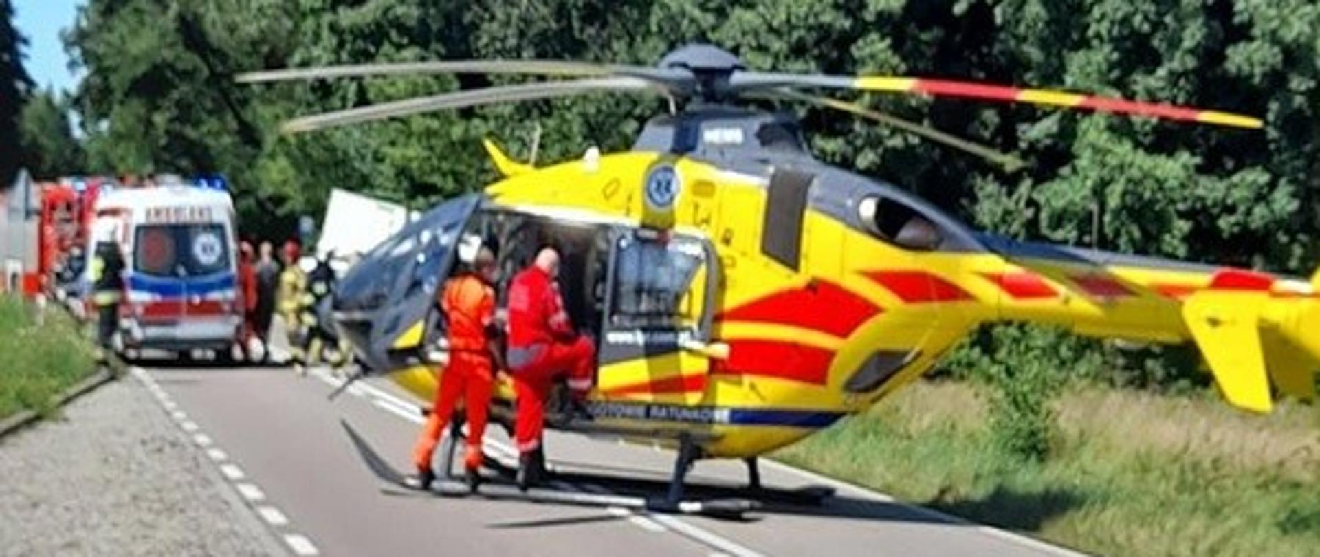 Wypadek w Pietkowie.