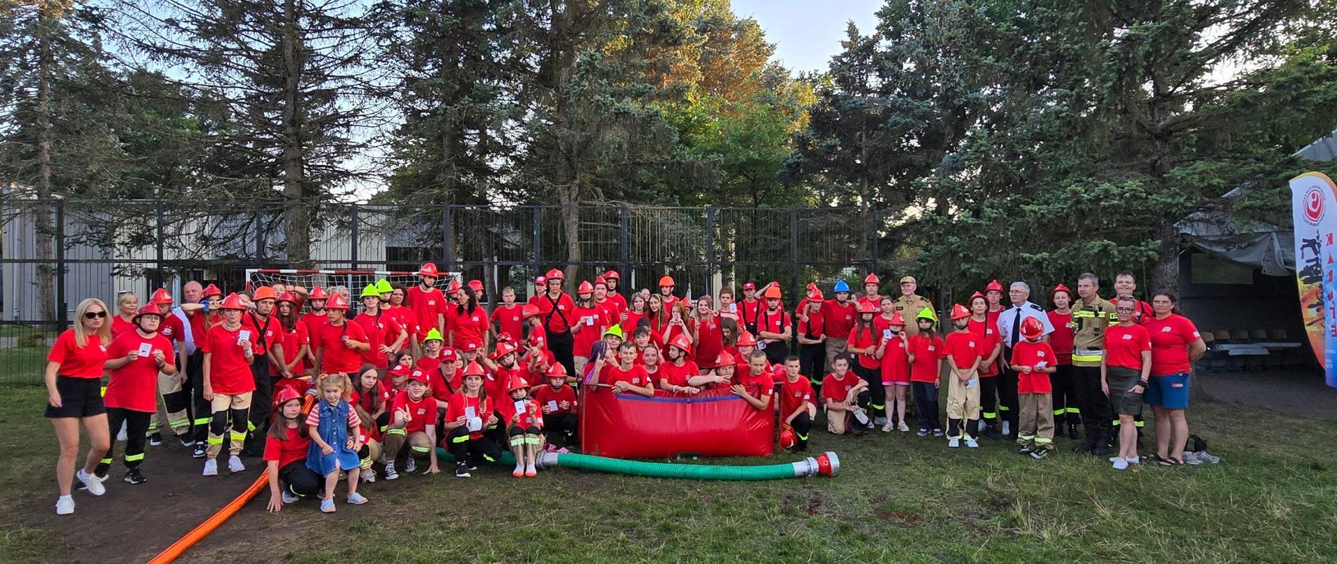 Wizytacja na obozie MDP w Łazach.